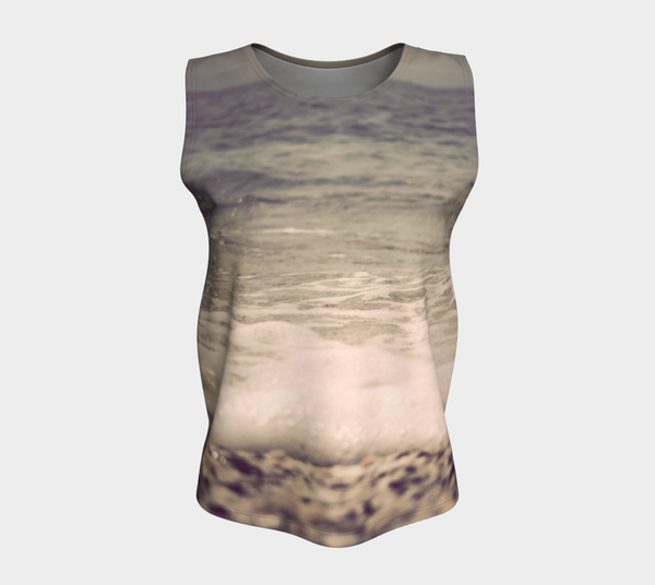 Ohope Beach Loose Tank (Long Fit)