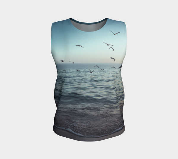 Ocean Blue Loose Tank (Regular Fit)