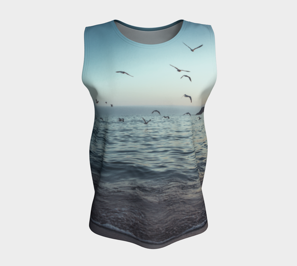 Ocean Blue Loose Tank (Long Fit)