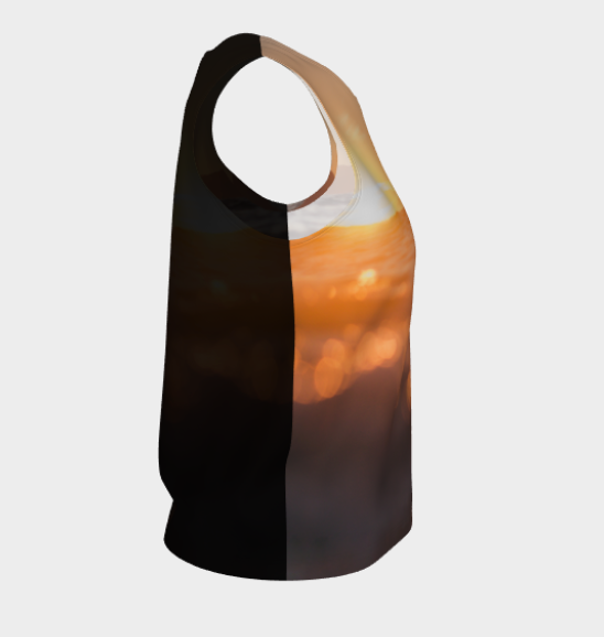 Ocean Sunset Loose Tank (Regular Fit)