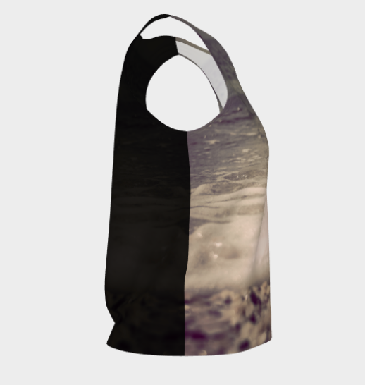 Ohope Beach Loose Tank (Long Fit)