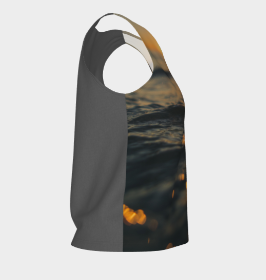 Sunset Sea Foam Loose Tank (Regular Fit)