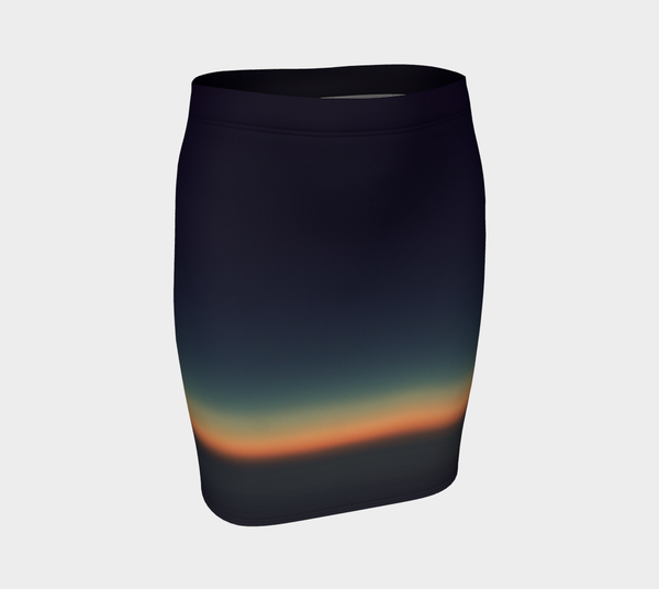 Twilight Sunset Photo Pencil Skirt