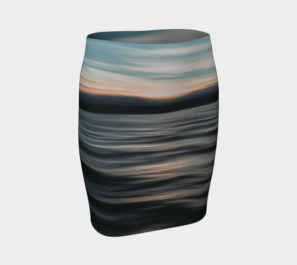 English Bay Beach Photo Pencil Skirt