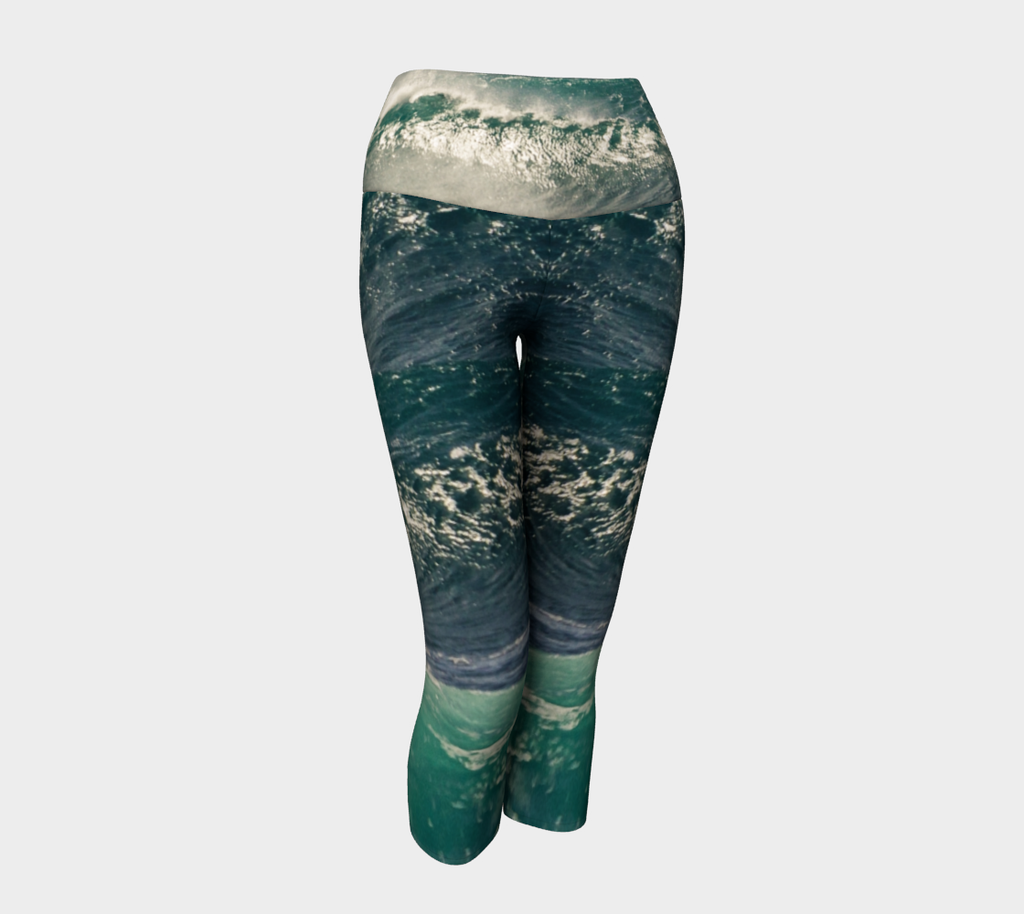 Shiny Waves Fashion + Yoga Capris