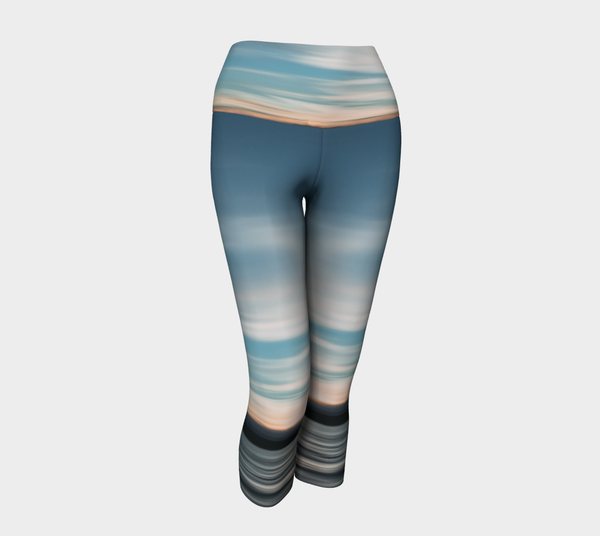 Sea Ripples Fashion + Yoga Capris