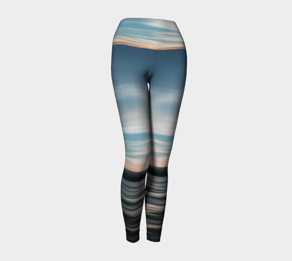 English Bay Beach Photo Printed Yoga and Fashion Leggings 