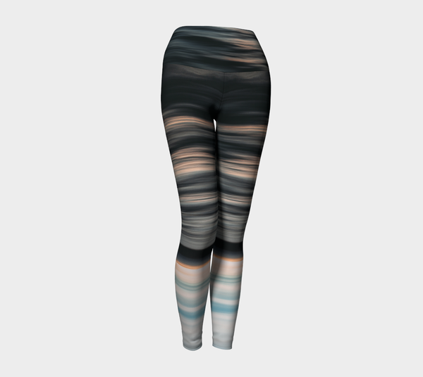 English Bay Beach Photo Printed Yoga Leggings 